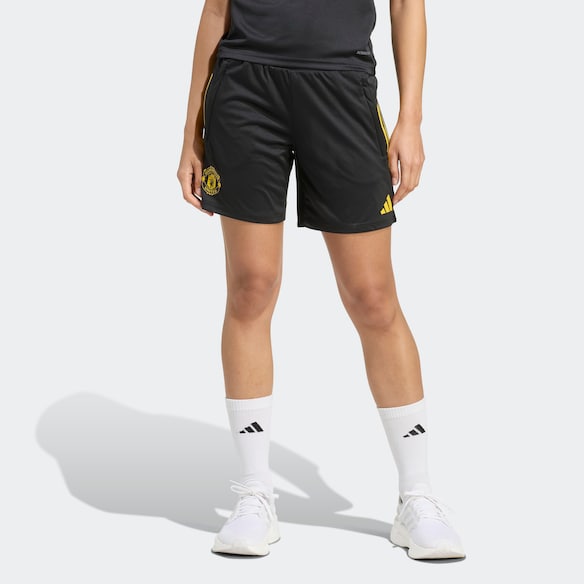 Manchester United Tiro 25 Competition Training Shorts Womens Negro