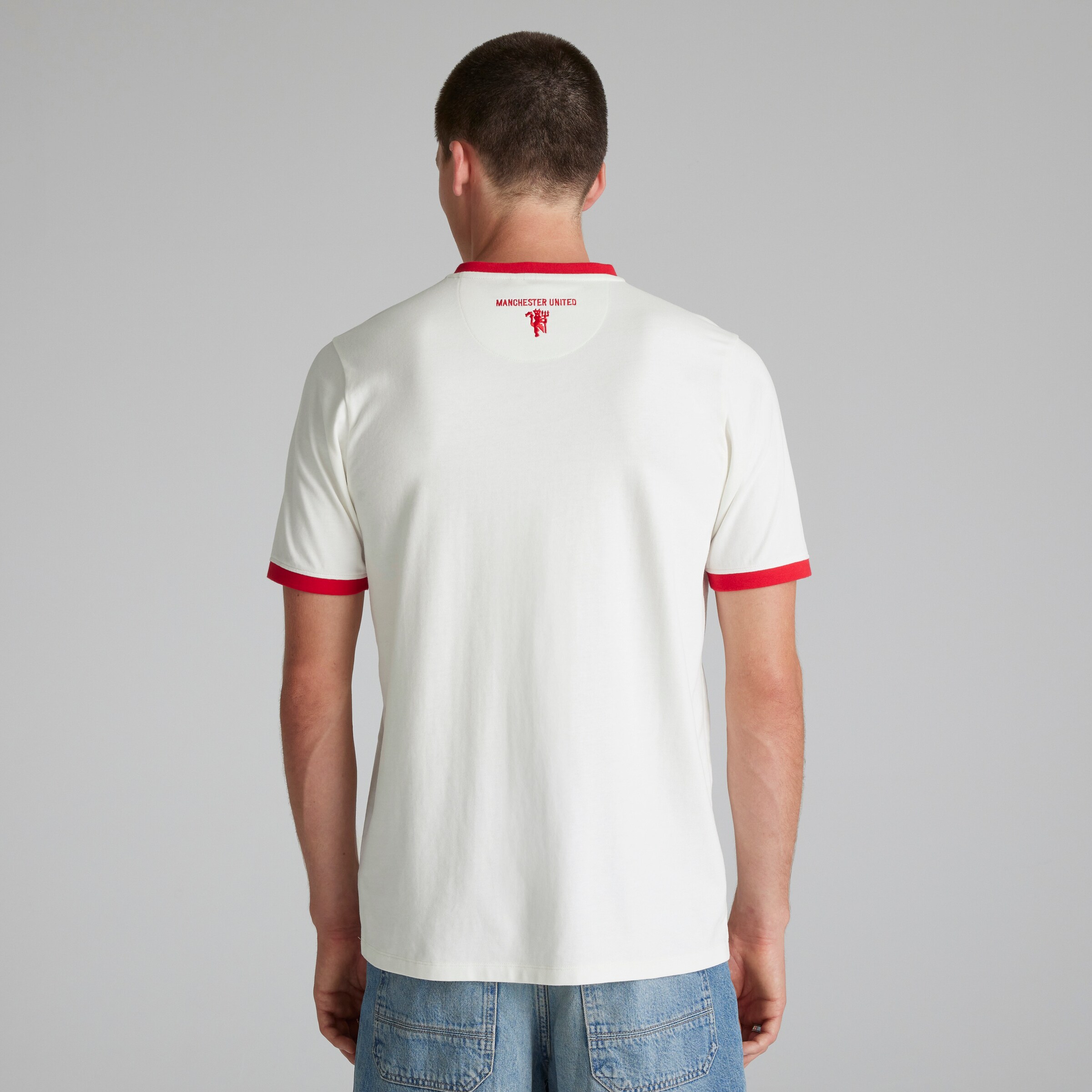 Manchester United 1957 Retro FA Cup Final Shirt White Detail [2-6]