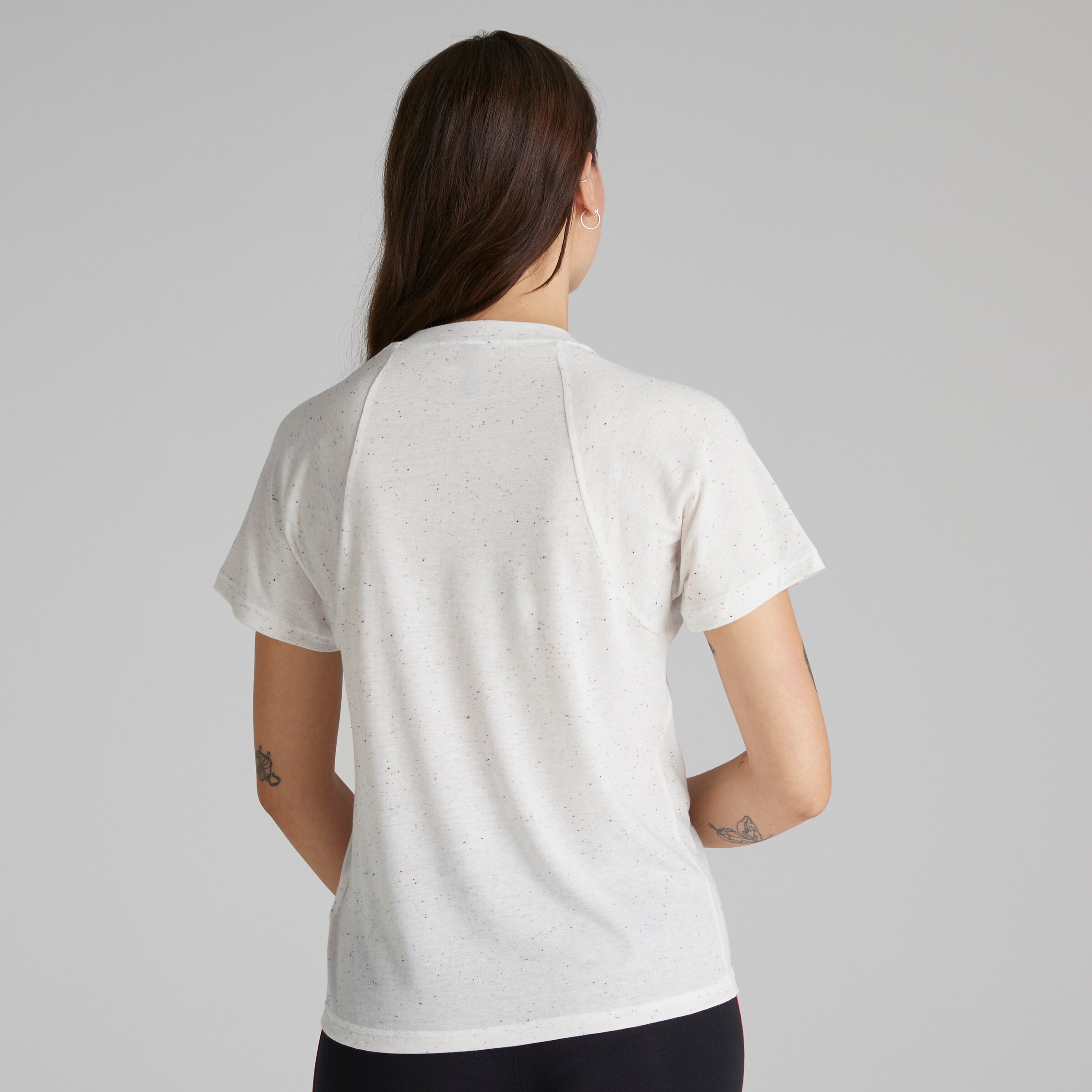 Manchester United Womens T-Shirt White Blanc Détail [2-4]