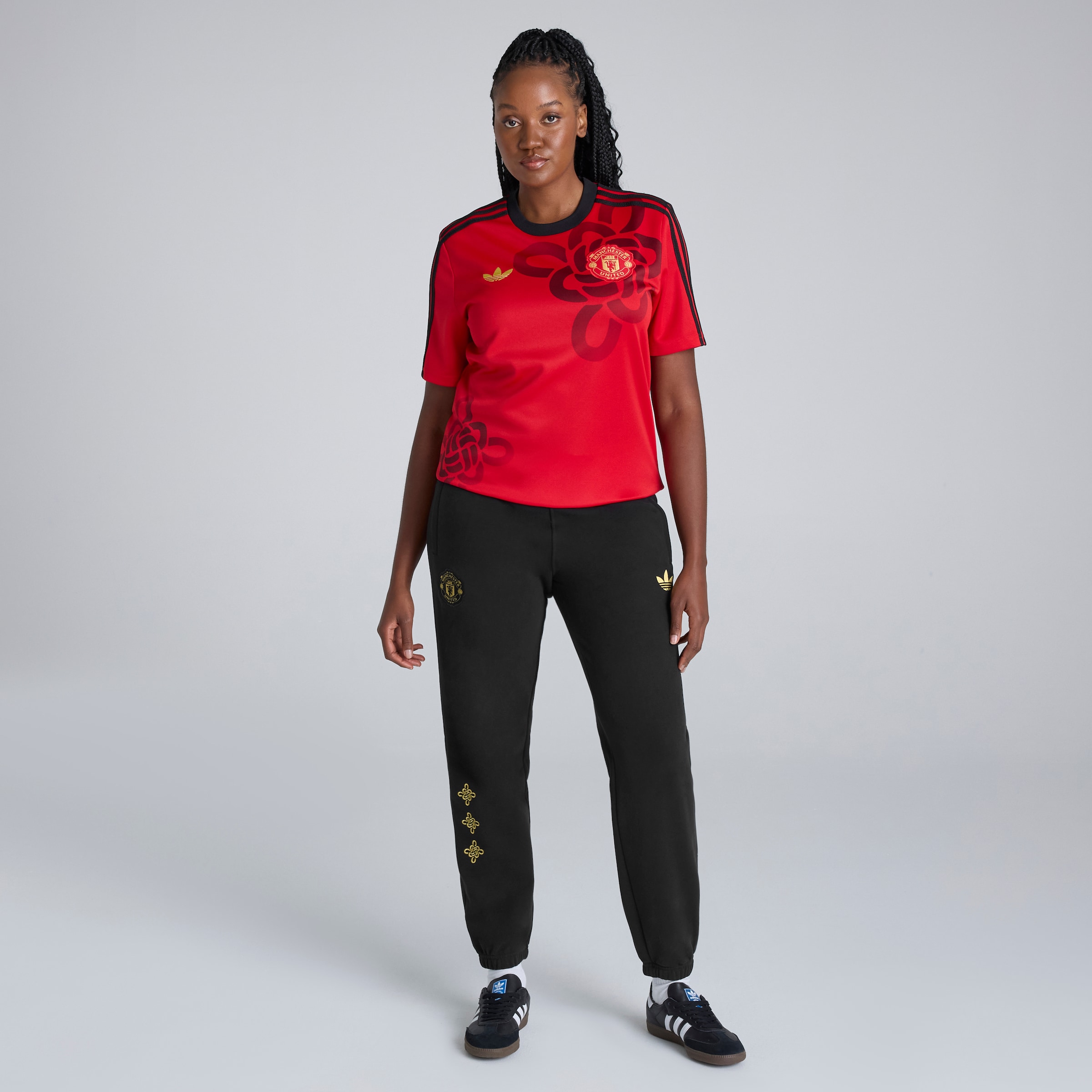 Manchester United Cultural Story Joggers Noir Détail [3-7]