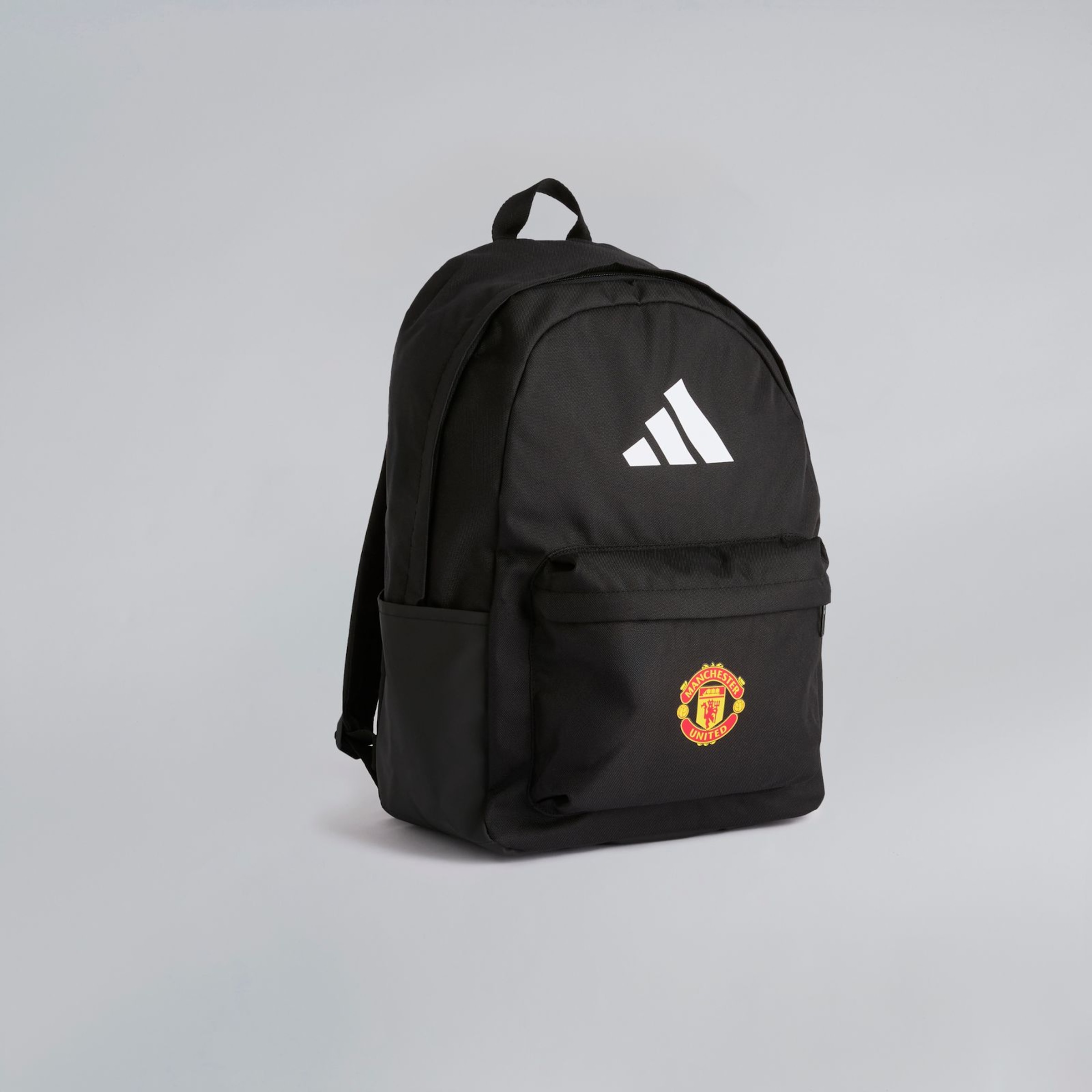 Manchester United x adidas Classic 3 Bars Backpack Black Black Detail [3-4]