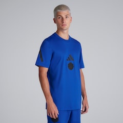 Manchester United x adidas Z.N.E. T-Shirt Blue