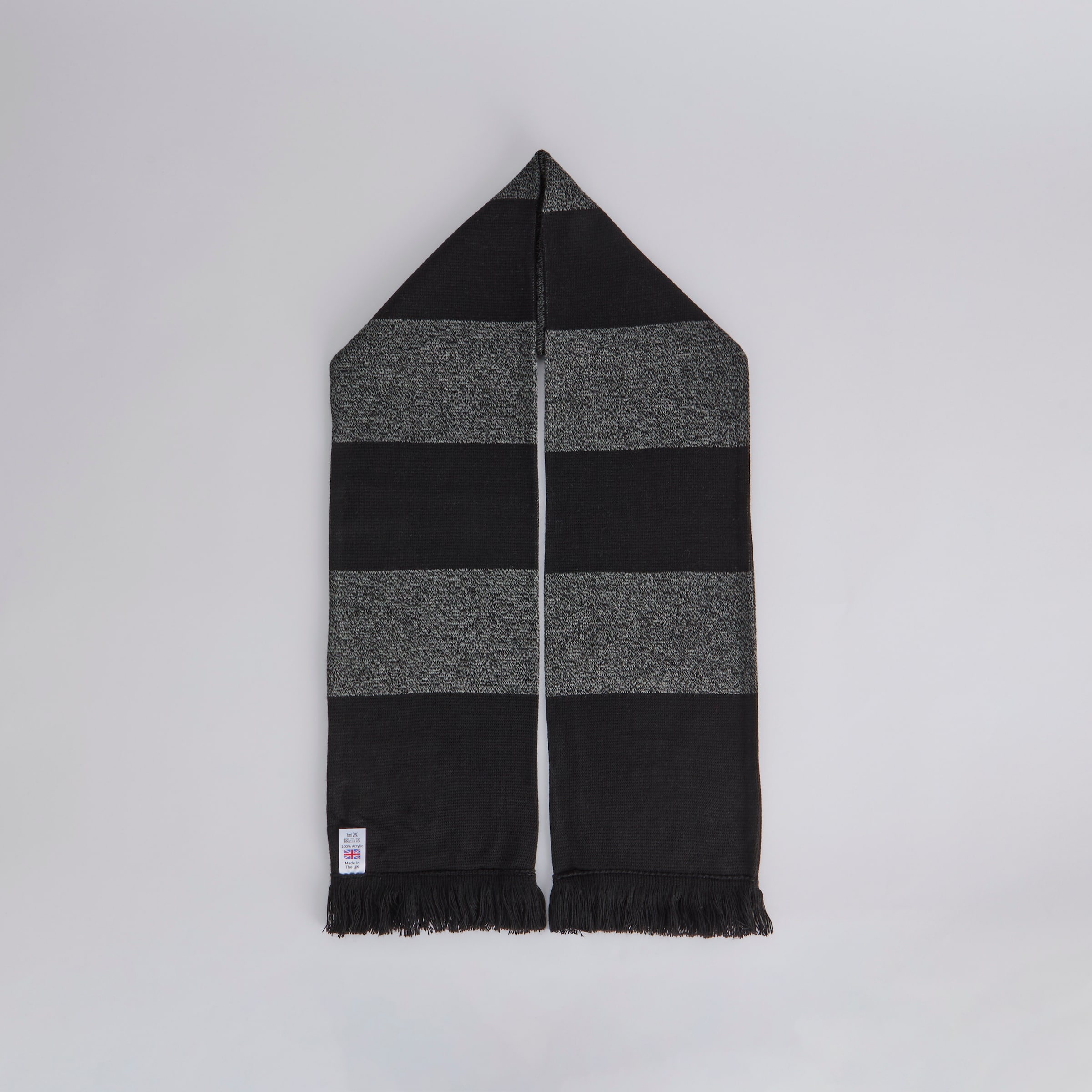 Buy Manchester United Embroidered Devil Scarf Grey