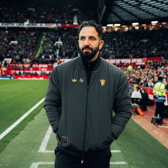 Manchester United Terrace Icons Jacket Noir