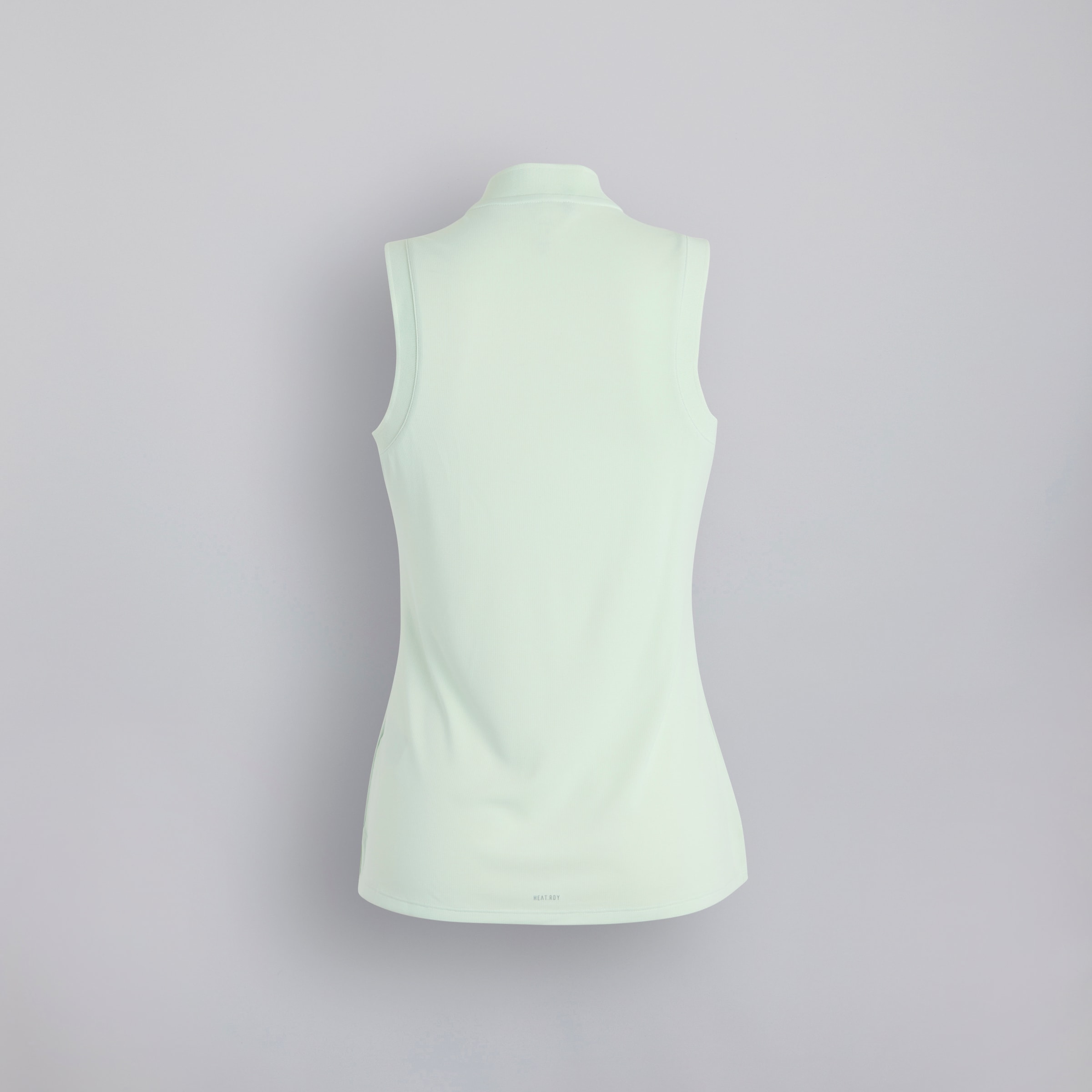 Manchester United x adidas Womens Golf Ultimate365 Tour HEAT.RDY Sleeveless Polo Shirt White Blanc Détail [2-2]