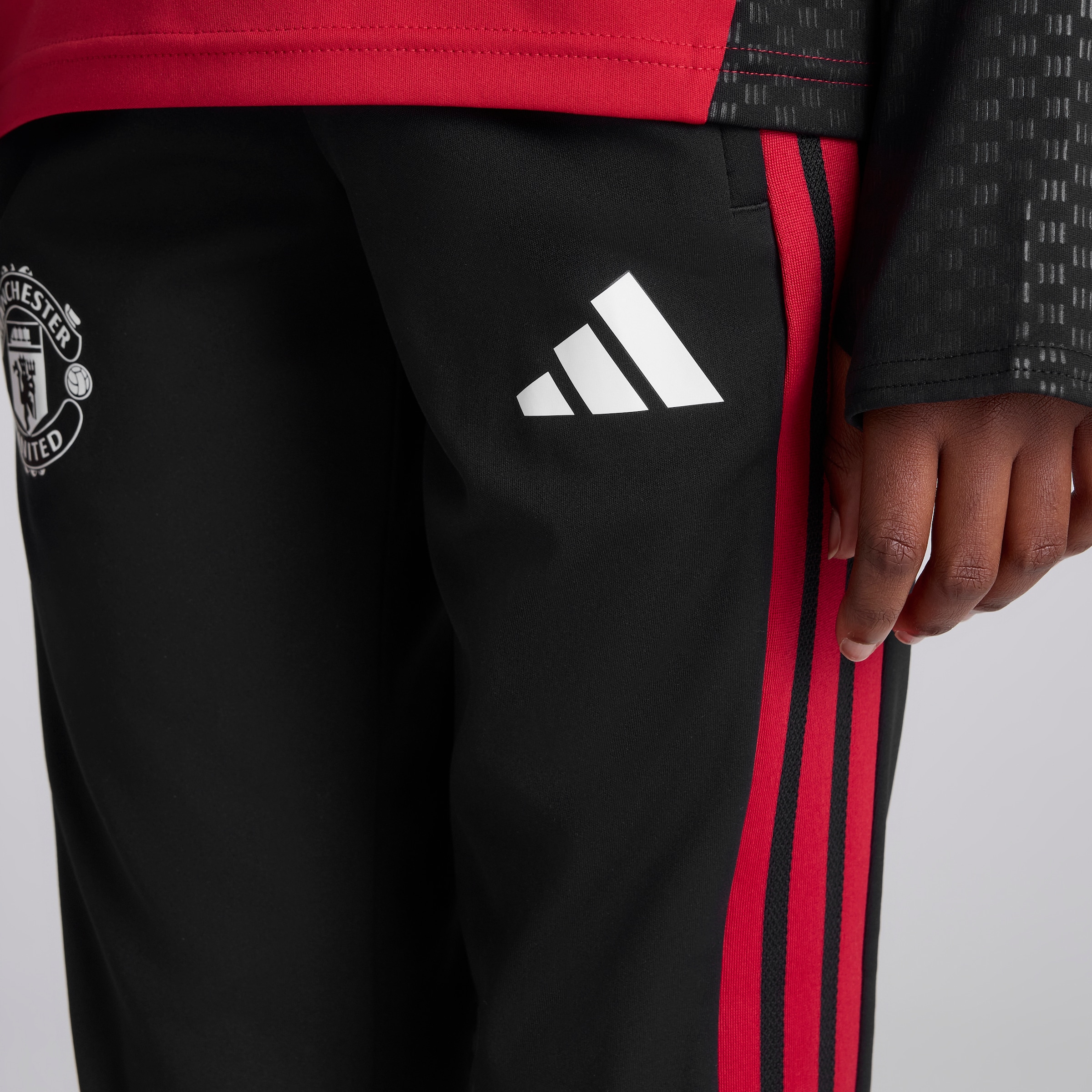 Manchester United Kids 26/27 Training Tiro Pants Black Black Detail [5-6]