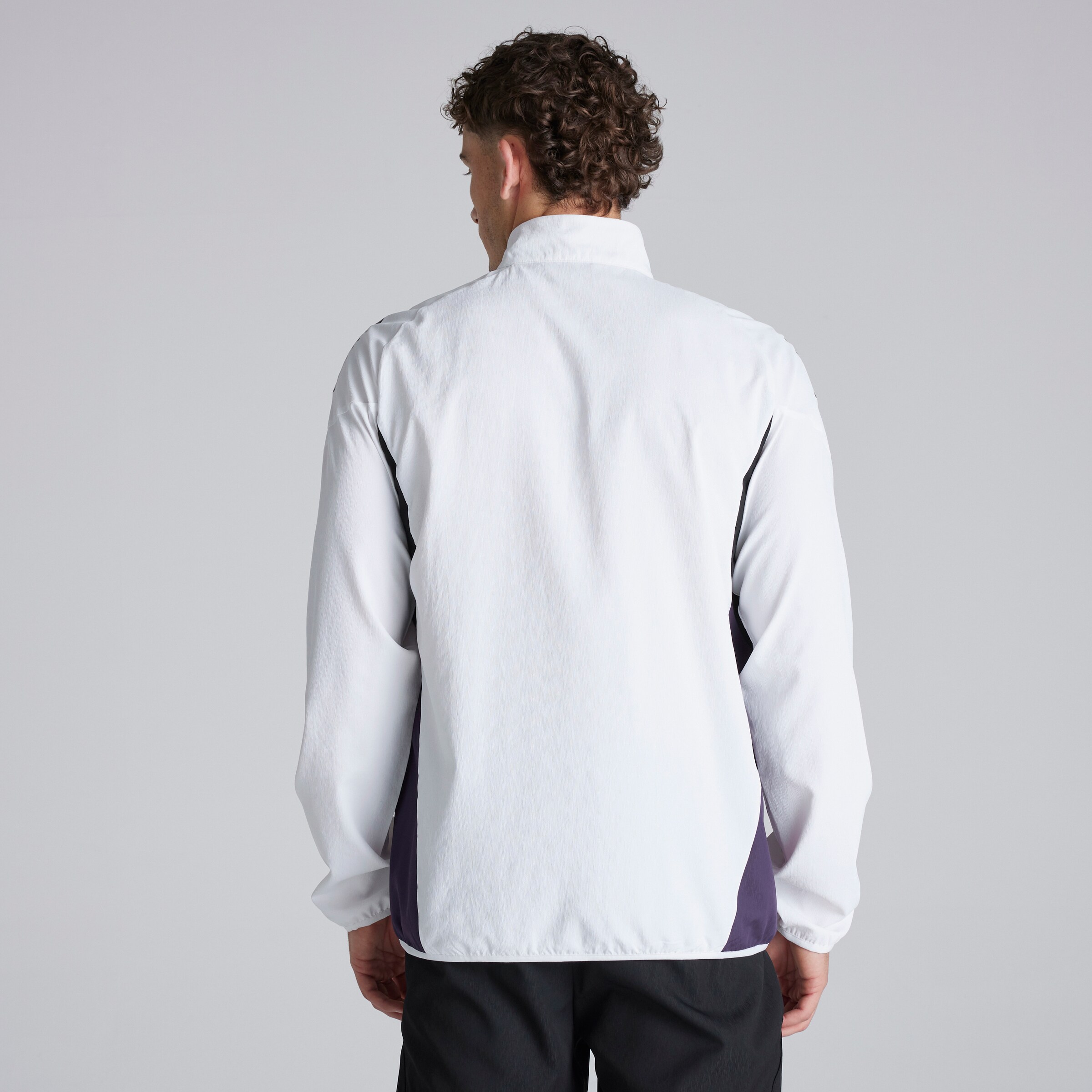 Manchester United Tiro 25 Competition Presentation Jacket White Detail [2-7]