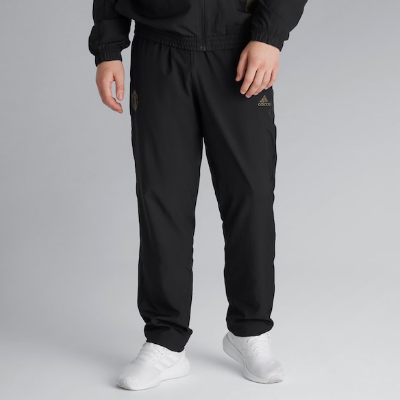 Manchester United Adidas Mens Sportswear Colorblock Tracksuit Black Black