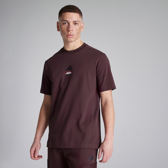 Manchester United x adidas City Escape T-Shirt Red Red