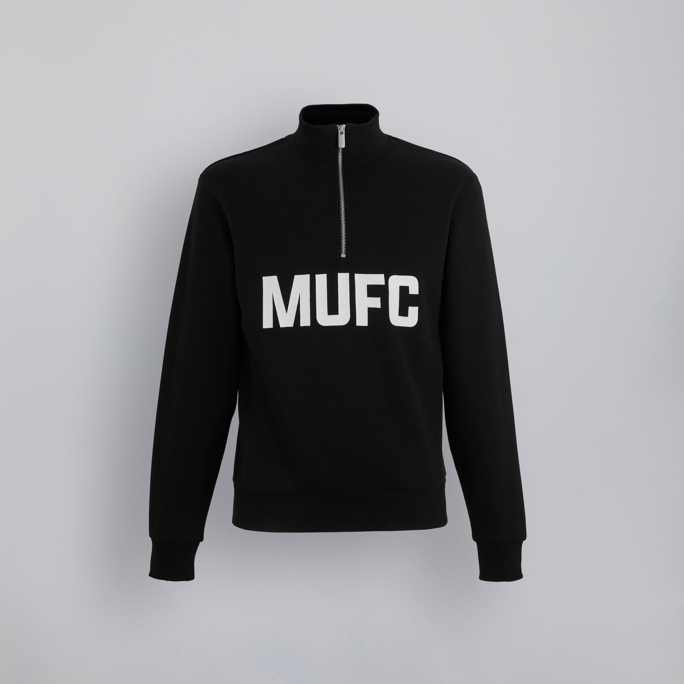 Manchester United MUFC Quarter Zip Sweatshirt Black Black