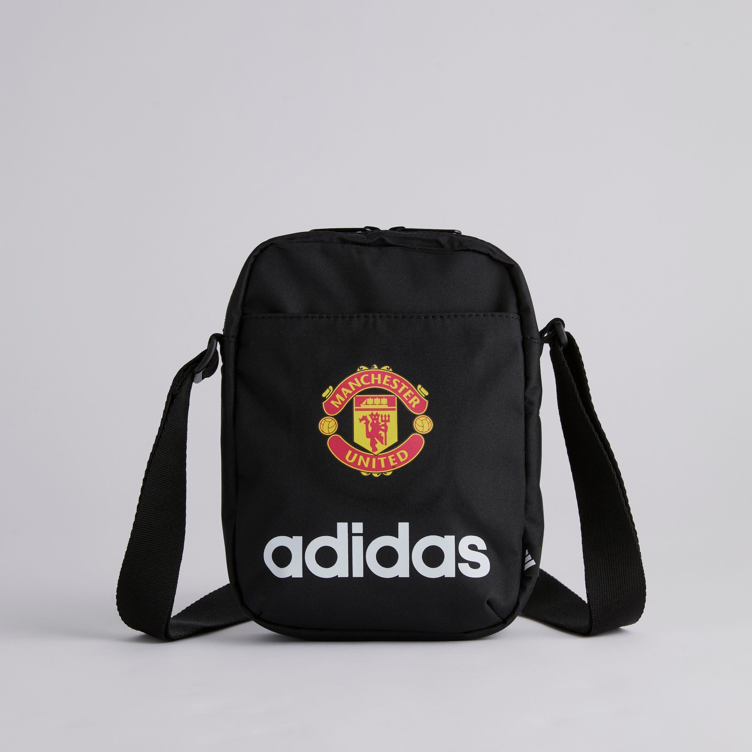 Manchester United x adidas Essentials Linear Organiser Black Black