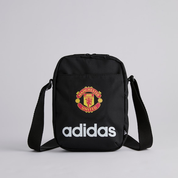 Manchester United x adidas Essentials Linear Organiser Black Black