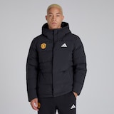 Manchester United x adidas Helionic CLIMAWARM Hooded Down Jacket Black