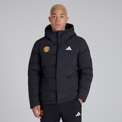 Manchester United x adidas Helionic CLIMAWARM Hooded Down Jacket Black