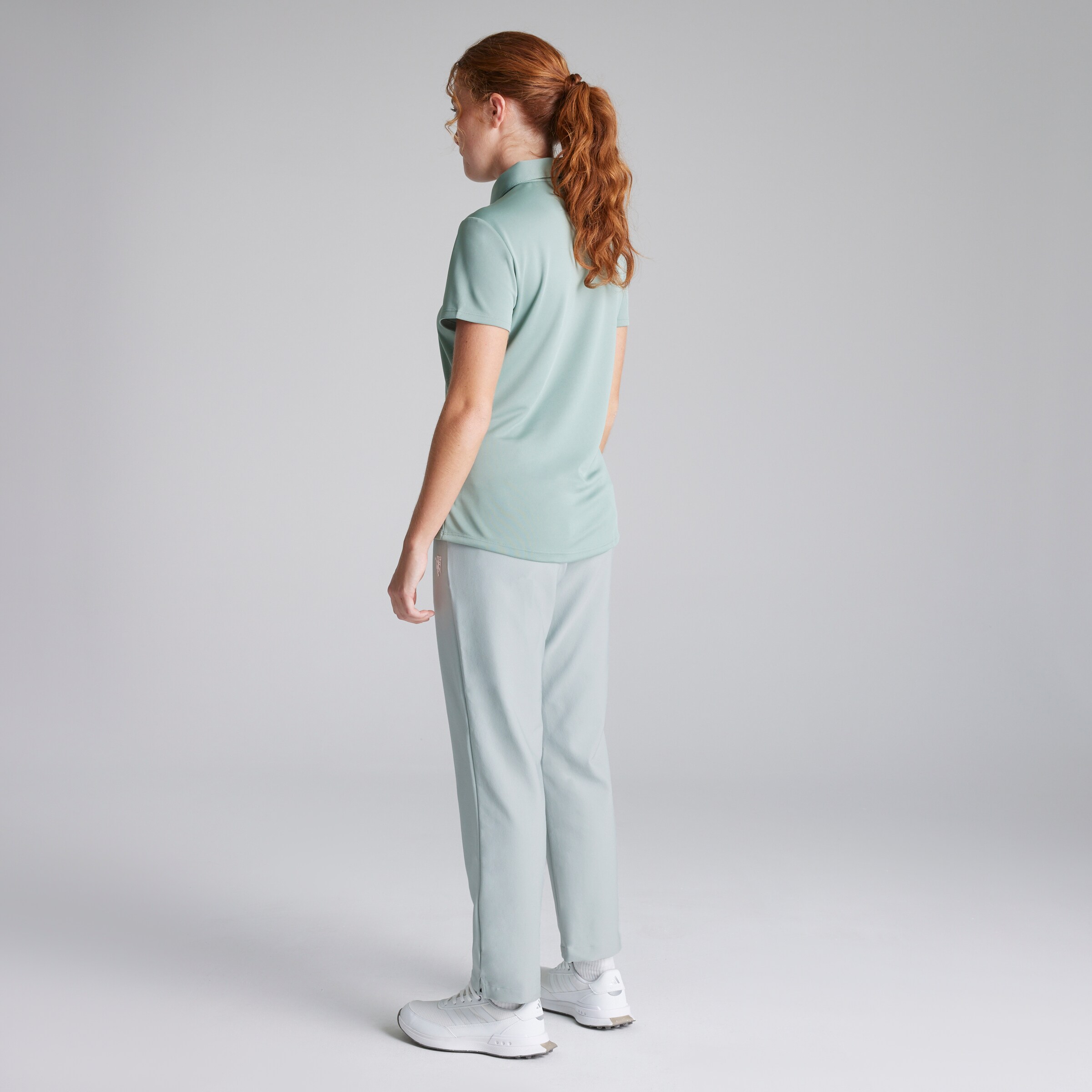 Manchester United x adidas Womens Golf Ultimate365 Solid Ankle Trousers Green Green Detail [2-5]