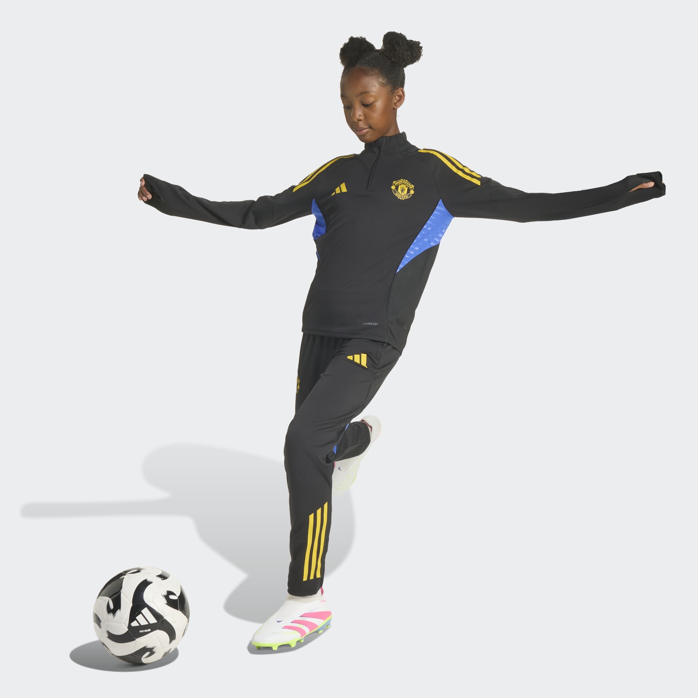 Manchester United Tiro 25 Competition Training Pants Kids Black Detail [3-7]