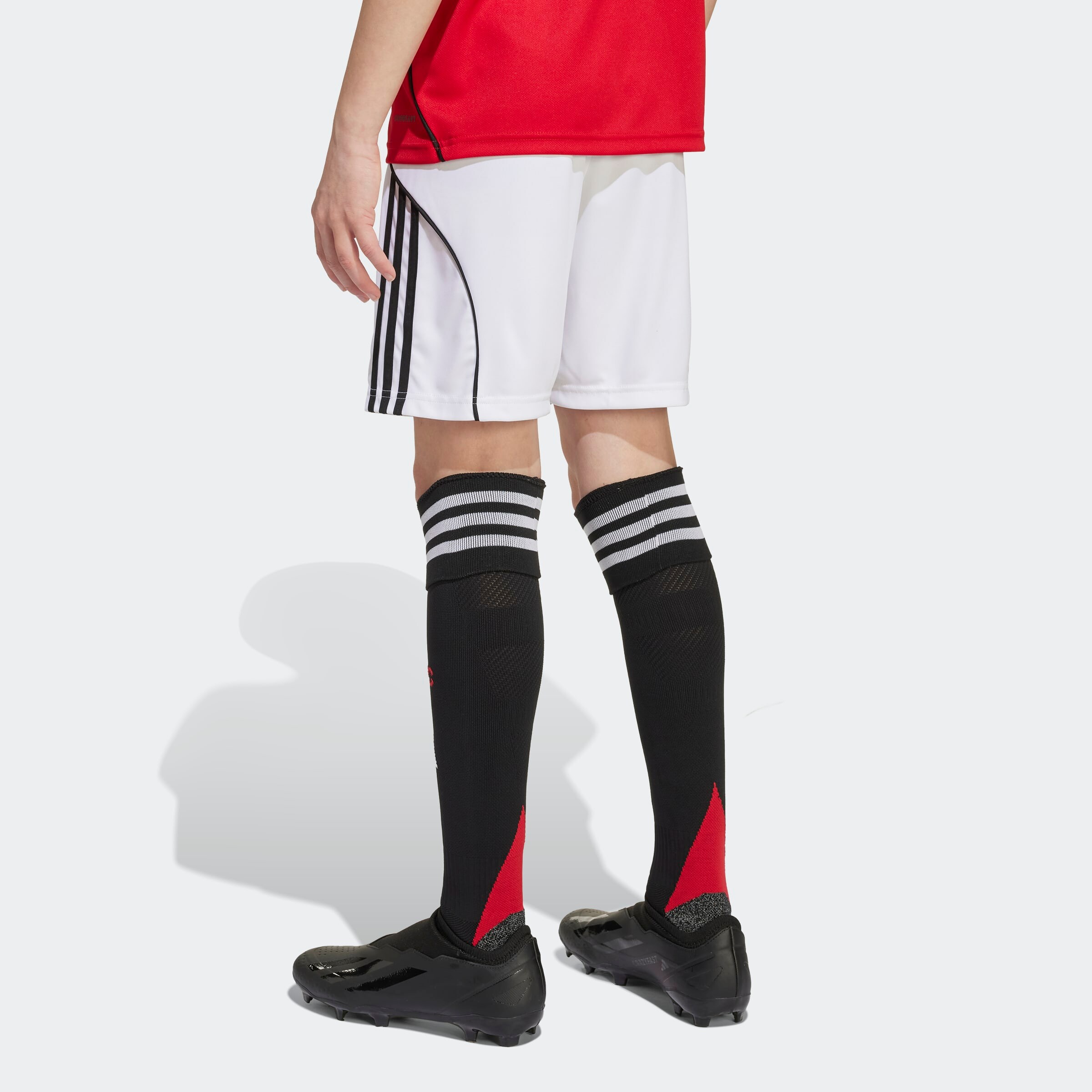 Manchester United Kids 25/26 Home Shorts White 흰색 세부 사항 [2-8]