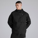 Manchester United Mens Anorak Jacket Black