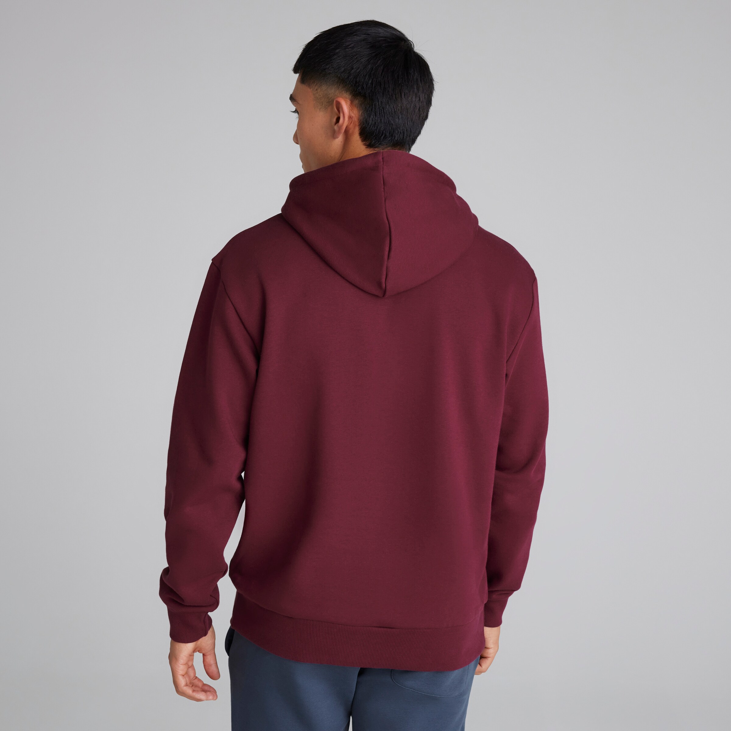 Manchester United x adidas SZNL Overhead Hoodie Red Red Detail [3-8]