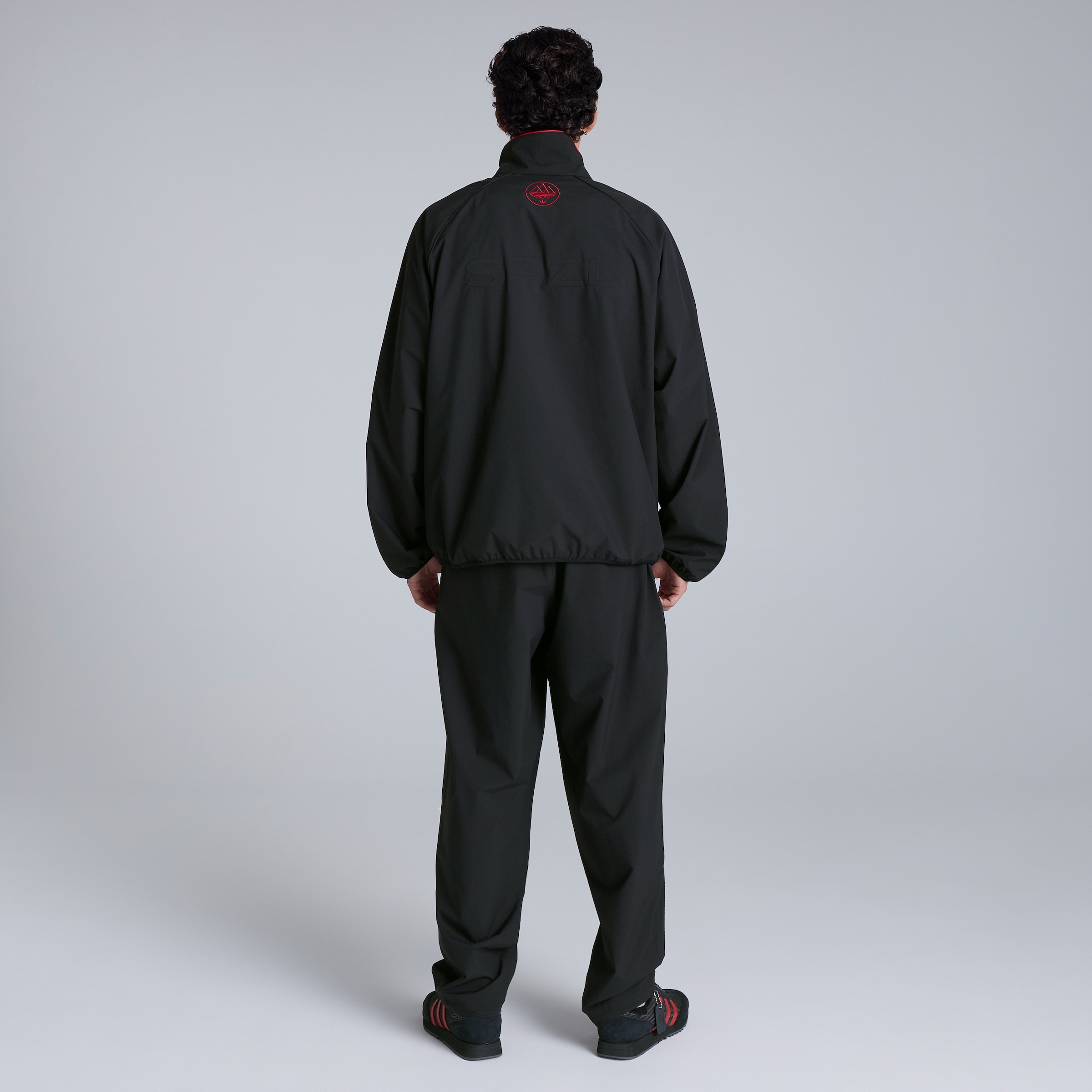 Manchester United x adidas SPZL FC Track Pants Black Black Detail [2-6]