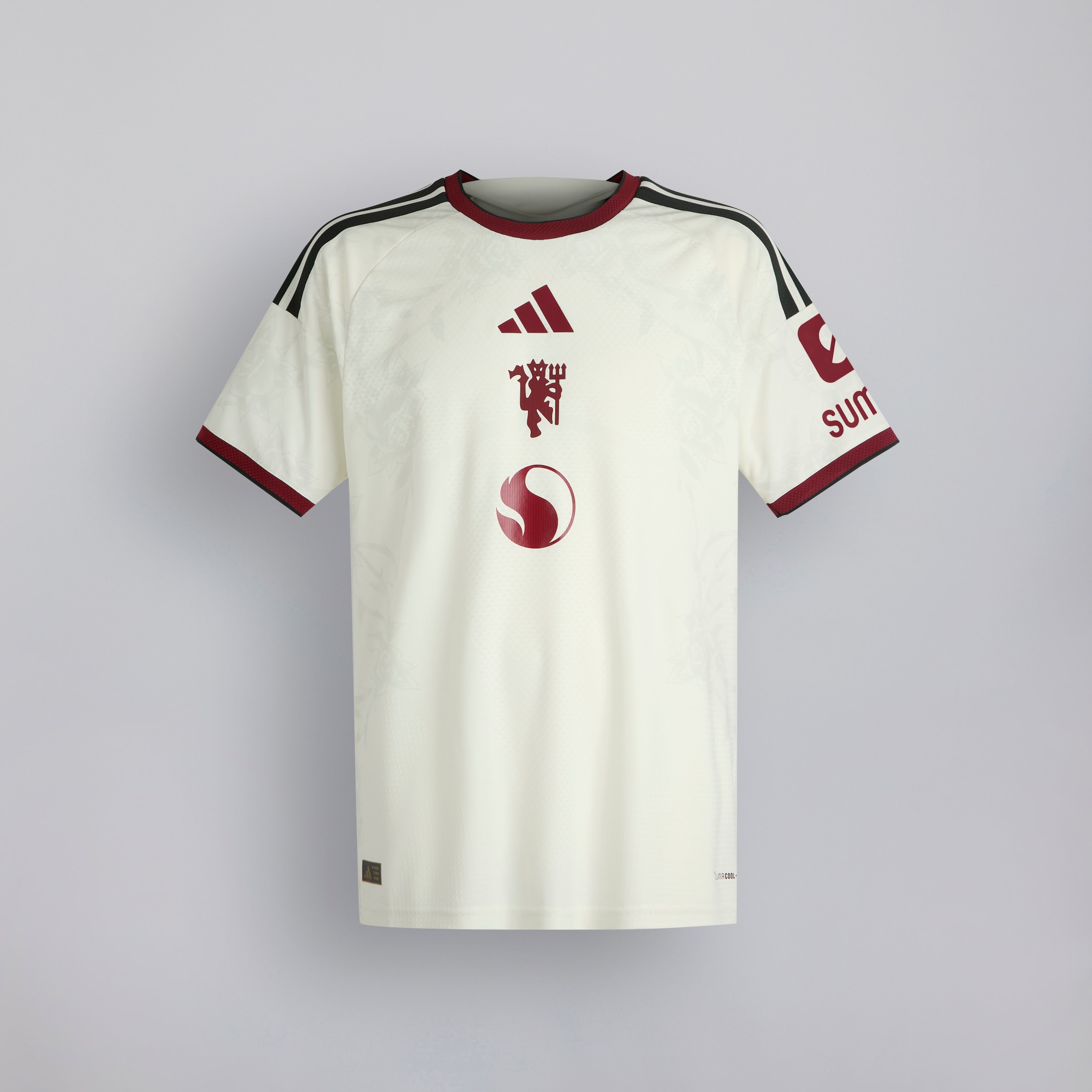 Manchester United 26/27 Third Authentic Jersey with Fernandes 8 UCL Printing & Badge Beige Detail [2-2]
