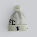 Manchester United x New Era Contrast Devil Bobble Beanie Stone