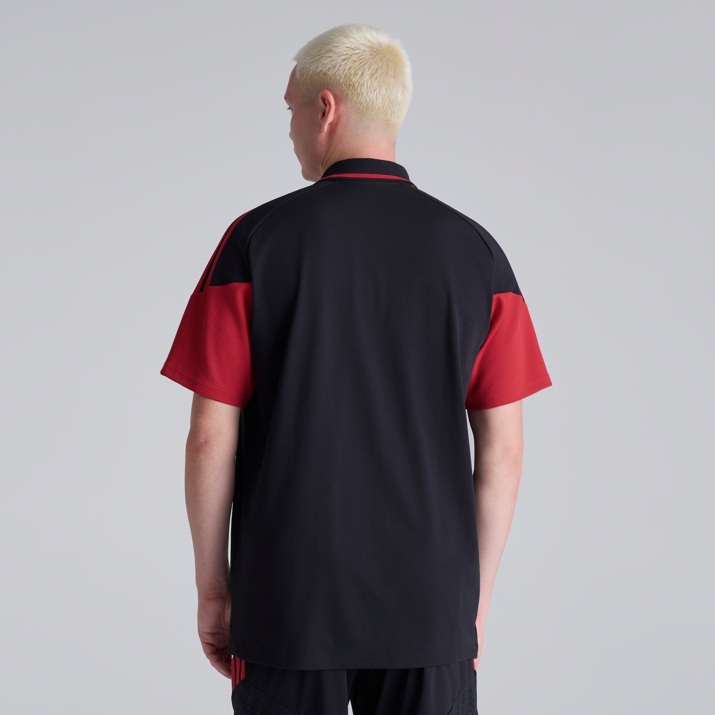 Manchester United 26/27 Training Tiro Polo Black Black Detail [2-5]