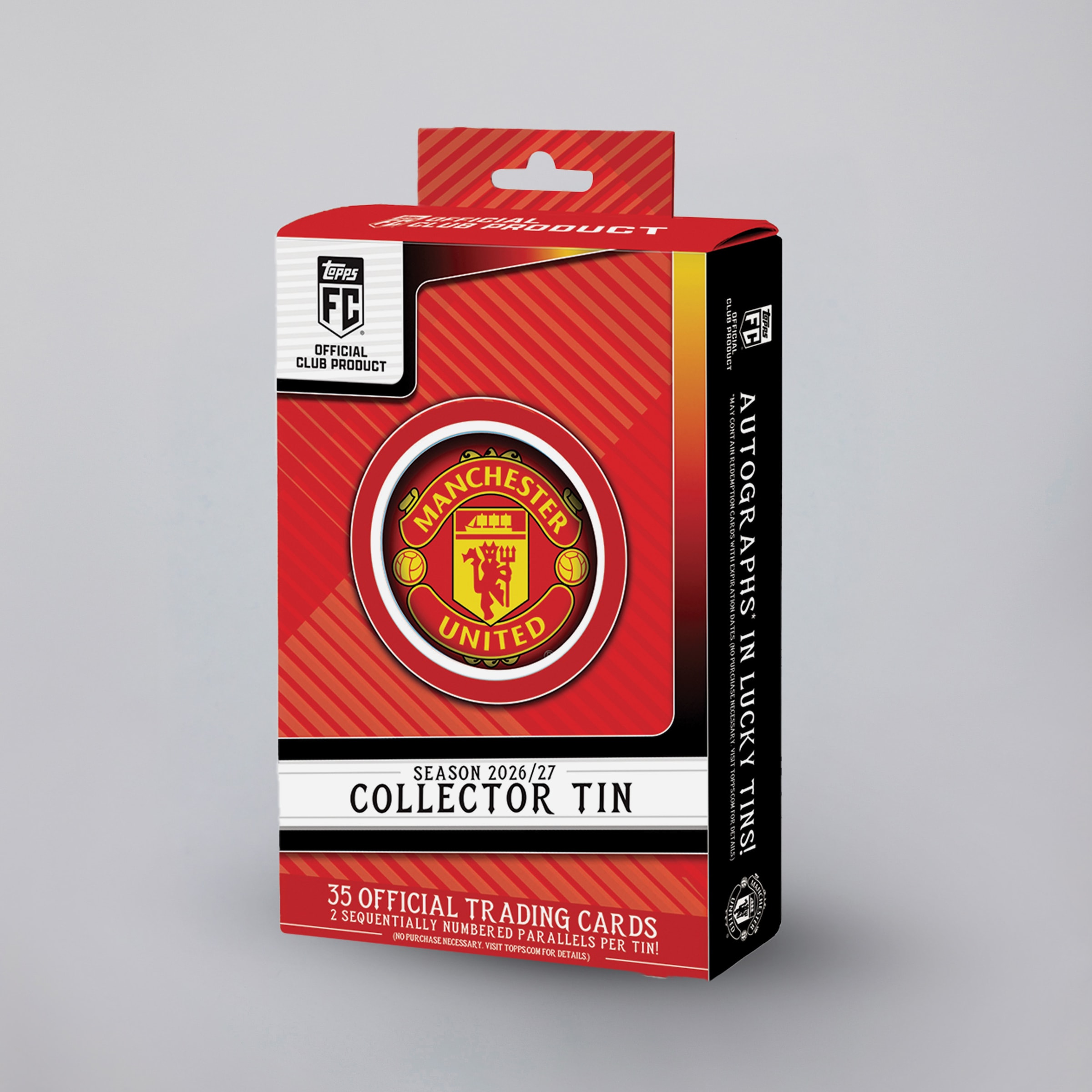 Manchester United Topps Collector Tin 26/27 Trading Cards Multi Detail [2-5]