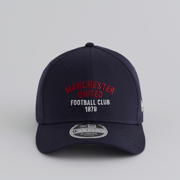 Manchester United x New Era Wordmark 9Forty Cap Navy Navy blue