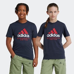 Manchester United x adidas Kids T-Shirt Dark Grey