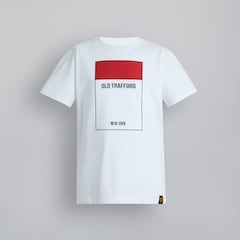 Manchester United Kids Old Trafford M16 0RA T-Shirt White