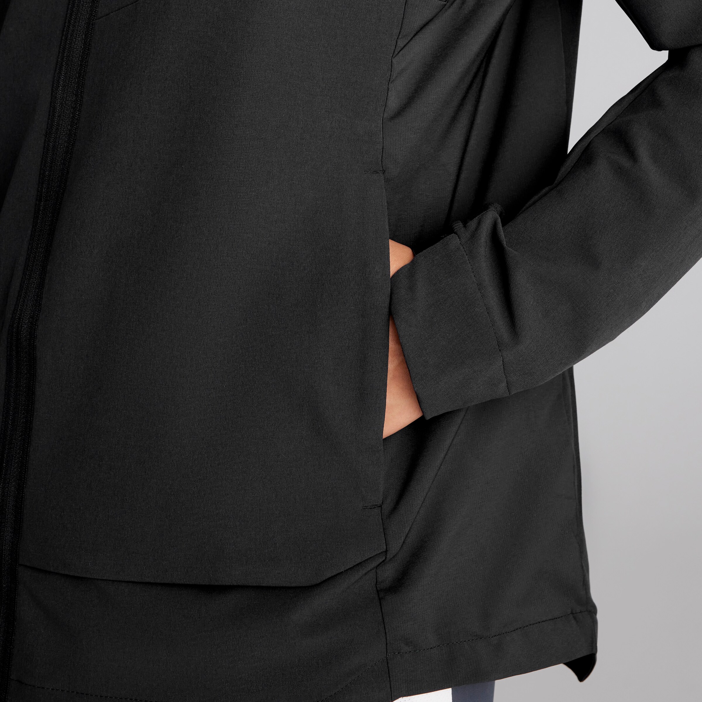 Manchester United x adidas Mens Terrex Multi Softshell Jacket Black Black Detail [5-6]