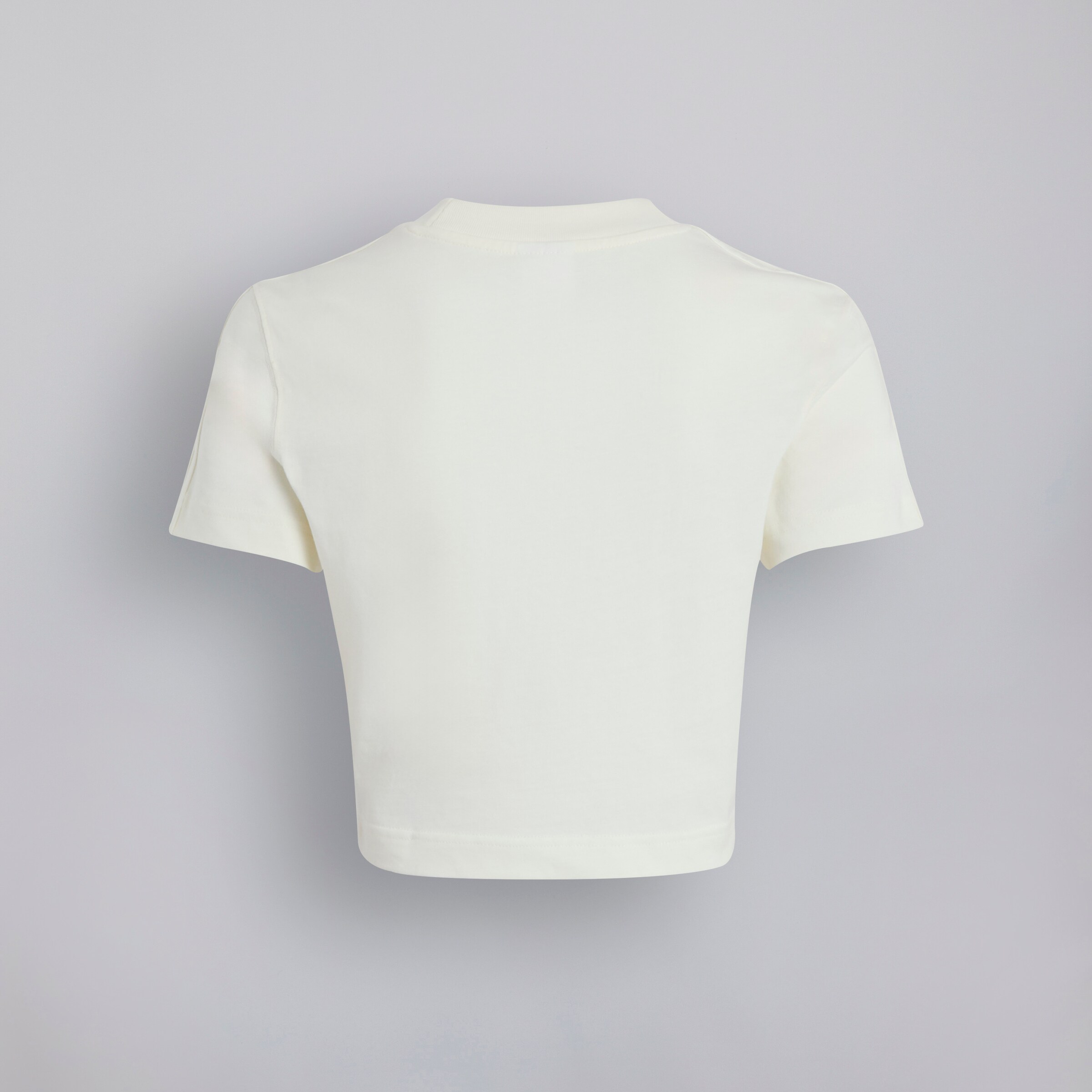 Manchester United x adidas Womens ALL SZN 3-Stripes Slim T-Shirt Off White White Detail [7-7]