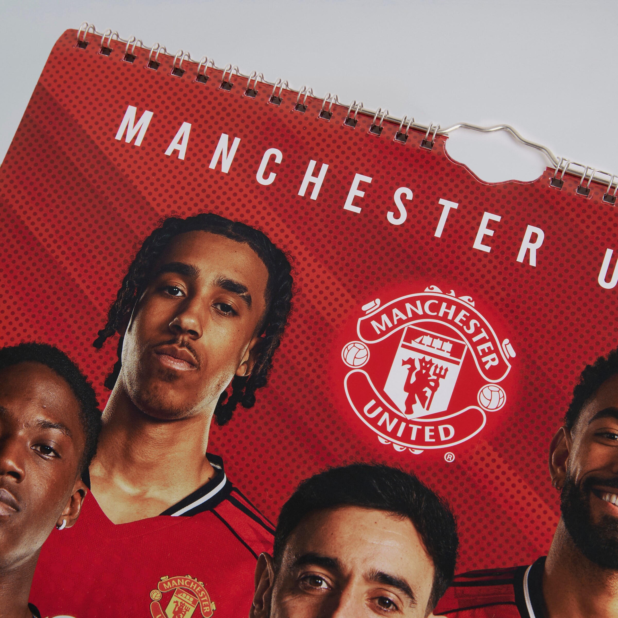 Manchester United 2026 A3 Player Calendar Red Rot Detail [4-4]