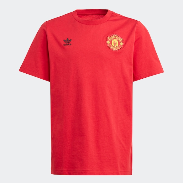 Manchester United Essentials Trefoil T-Shirt Kids Red