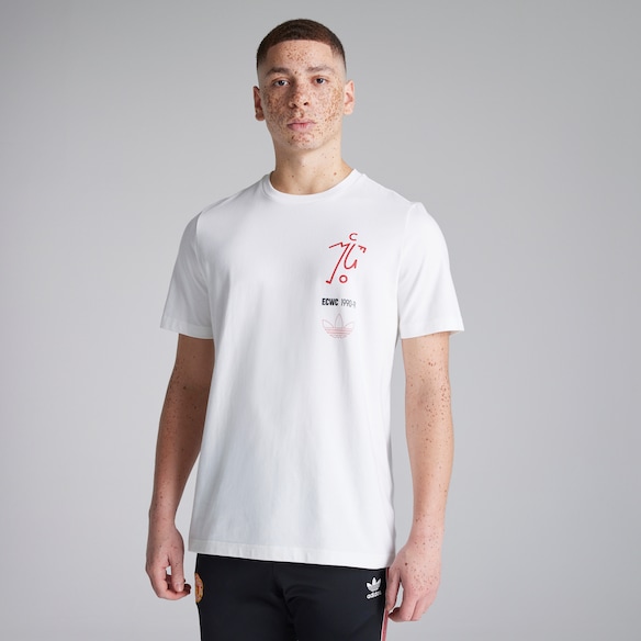 Manchester United x adidas Bring Back 1991 T-Shirt White White