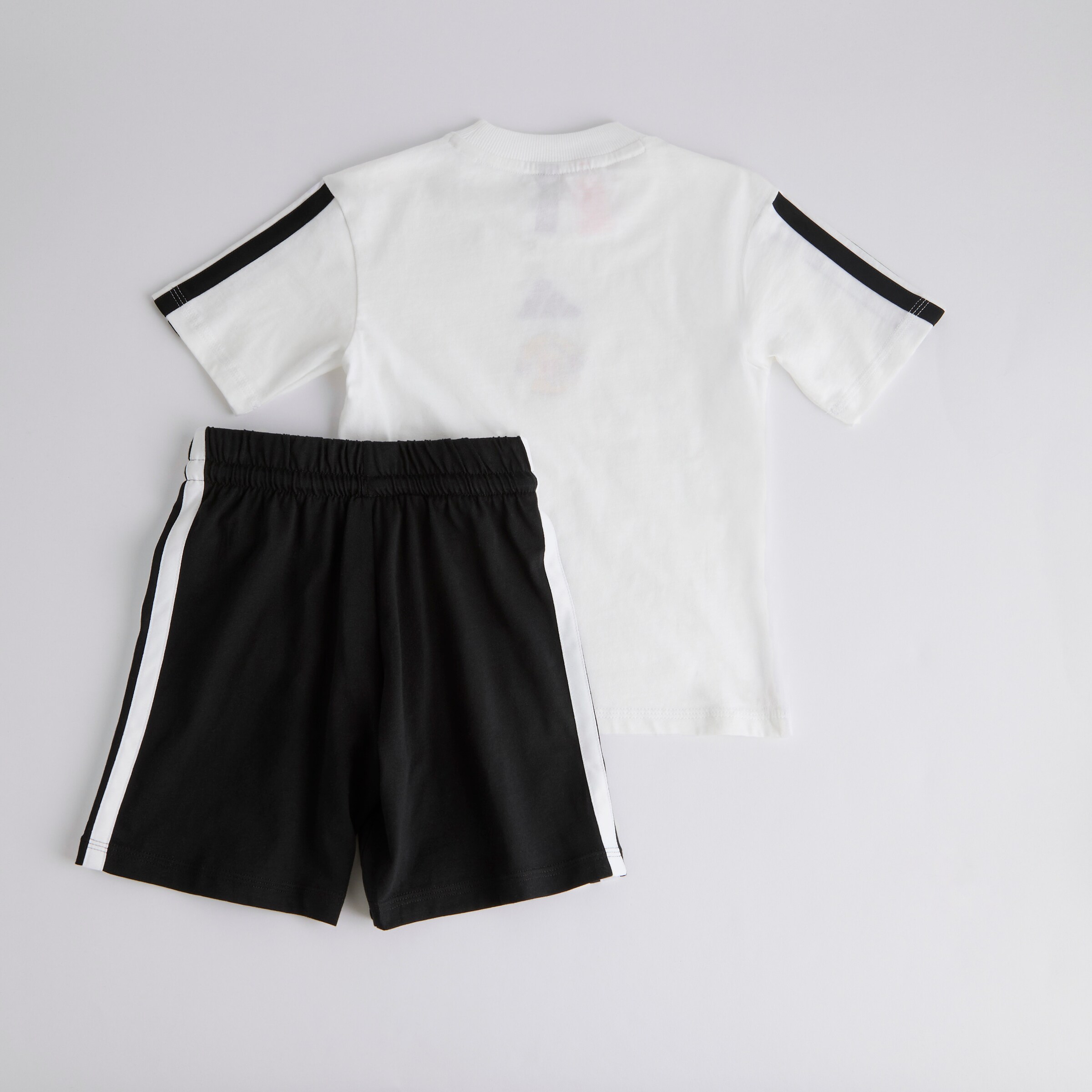 Manchester United x adidas Little Kids Essentials T-Shirt Set White/Black Blanc Détail [2-4]