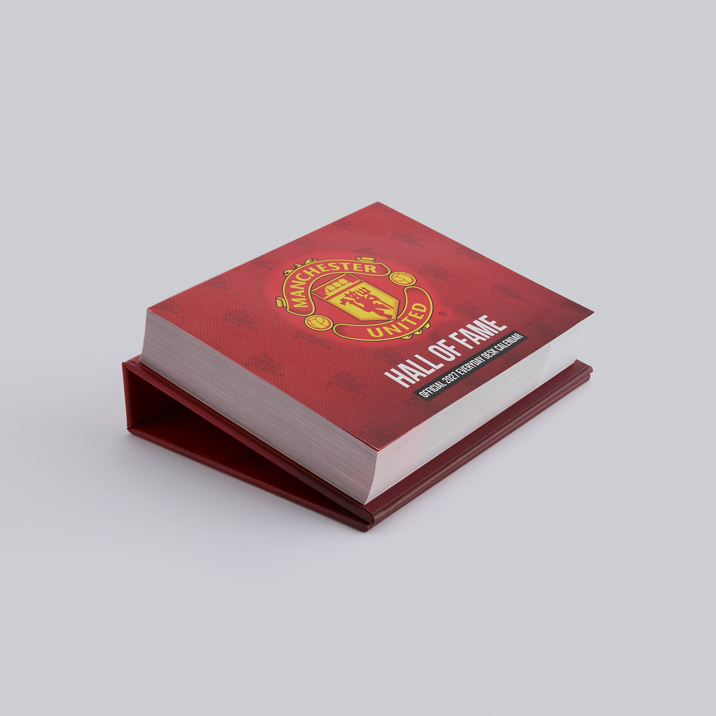 Manchester United 2027 Desk Block Calendar Red Red Detail [2-4]