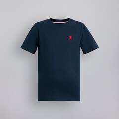 Manchester United Kids Devil Essentials T-Shirt Navy