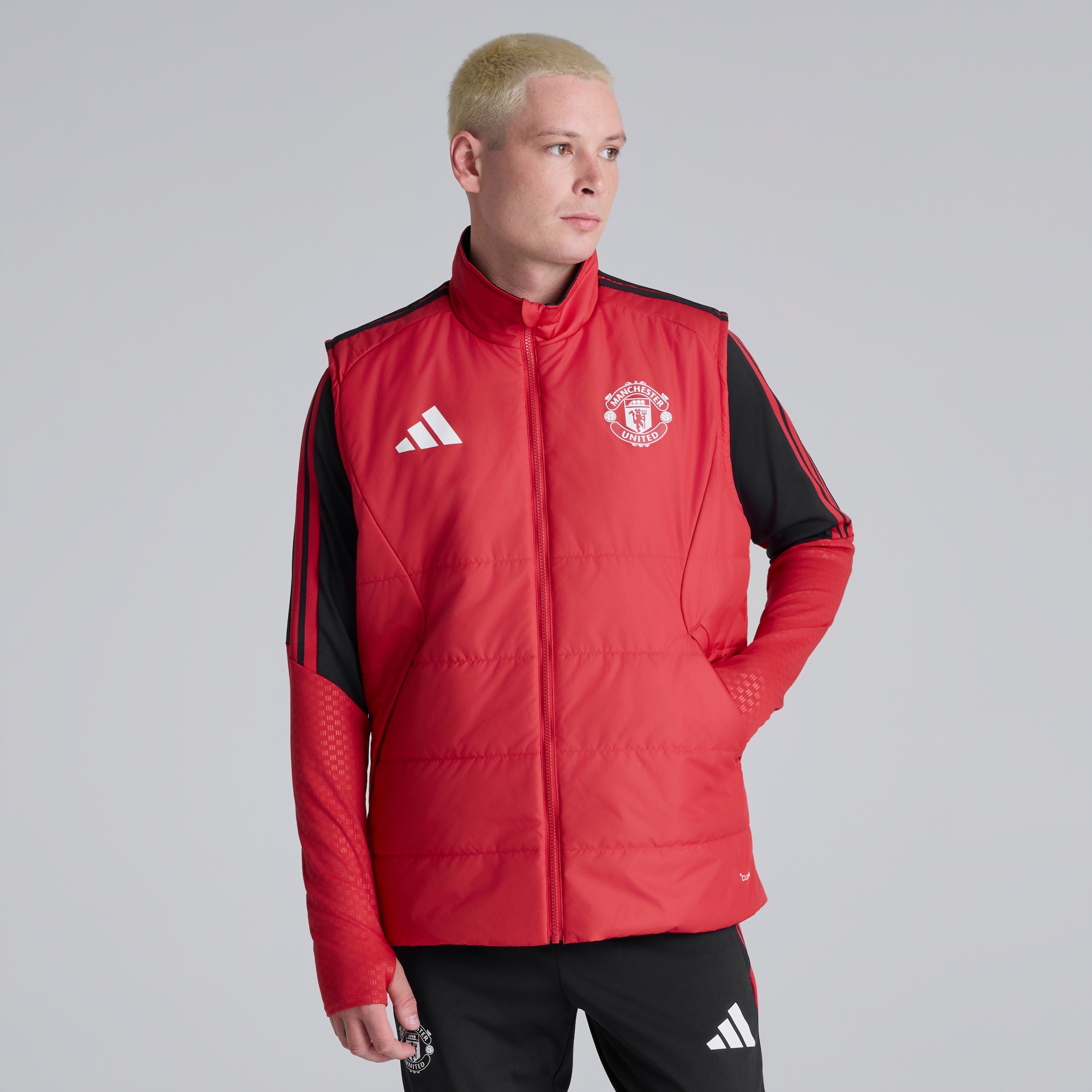 Manchester United 26/27 Training Tiro Winterized Vest Red Red