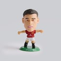 Manchester United SoccerStarz Manuel Ugarte Figurine Red