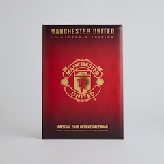 Manchester United 2026 A3 Deluxe Calendar Red