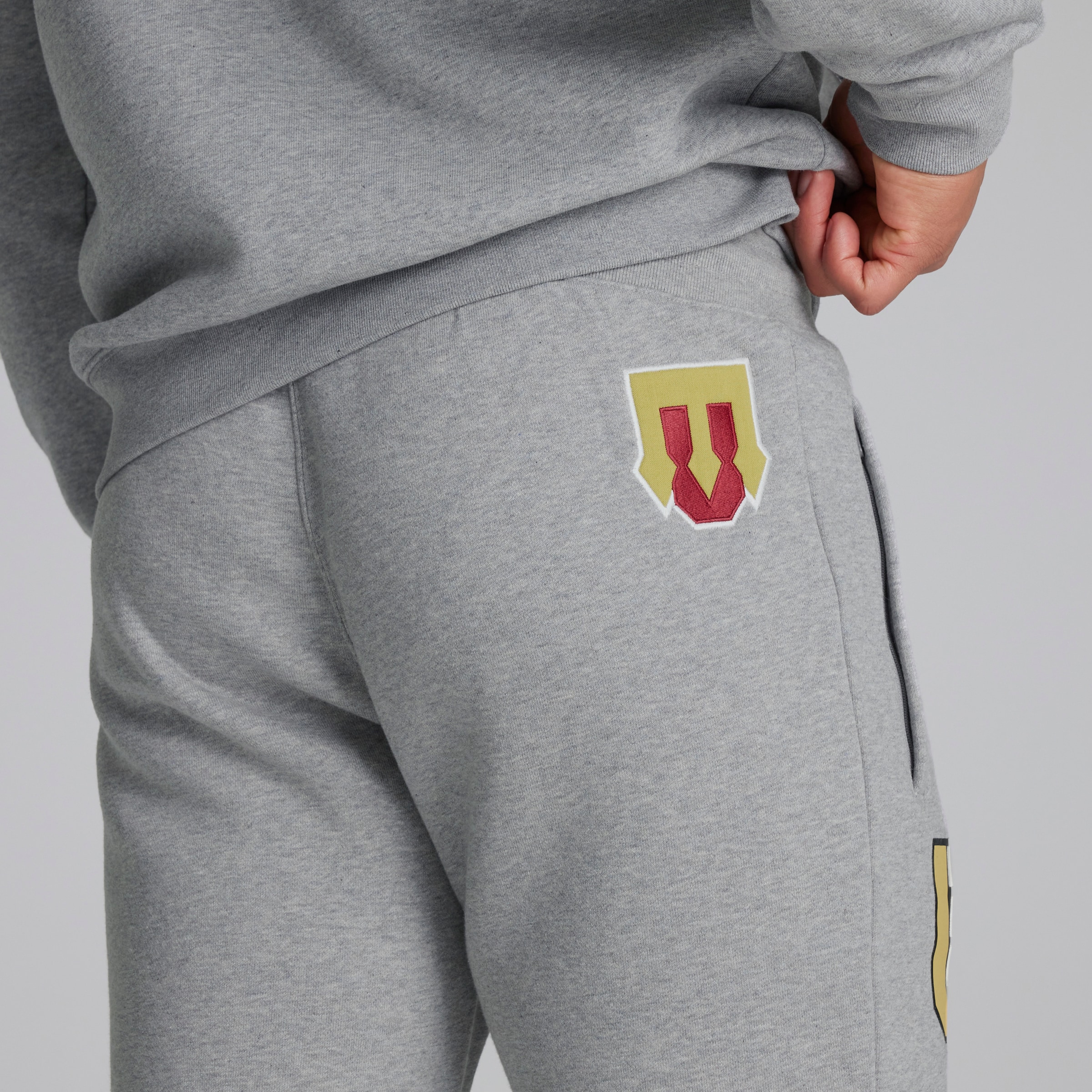 Manchester United VRCT Pants Grey Grey Detail [7-8]