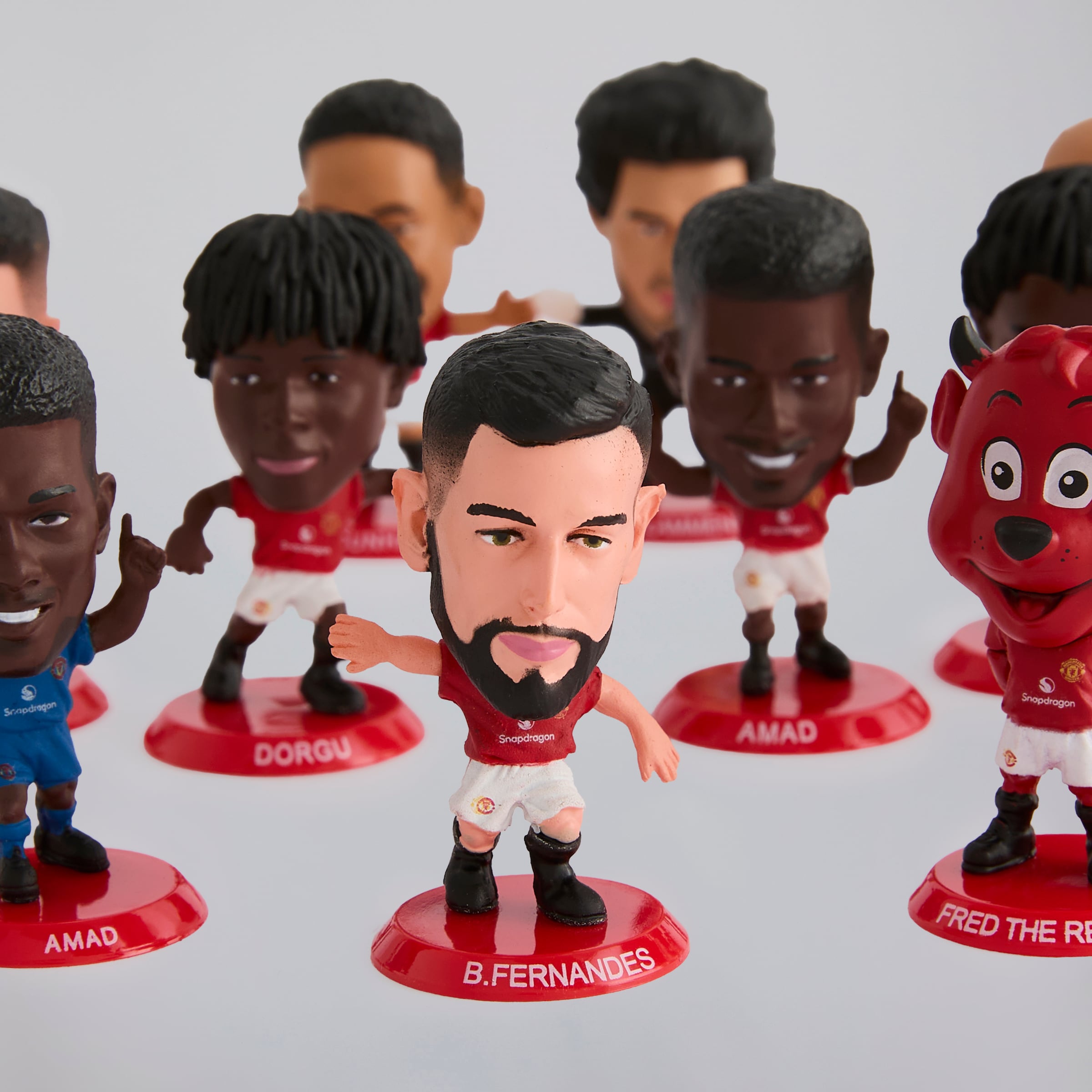 Manchester United SoccerStarz 26/27 Team Pack Figurine Set Red Rouge Détail [3-5]