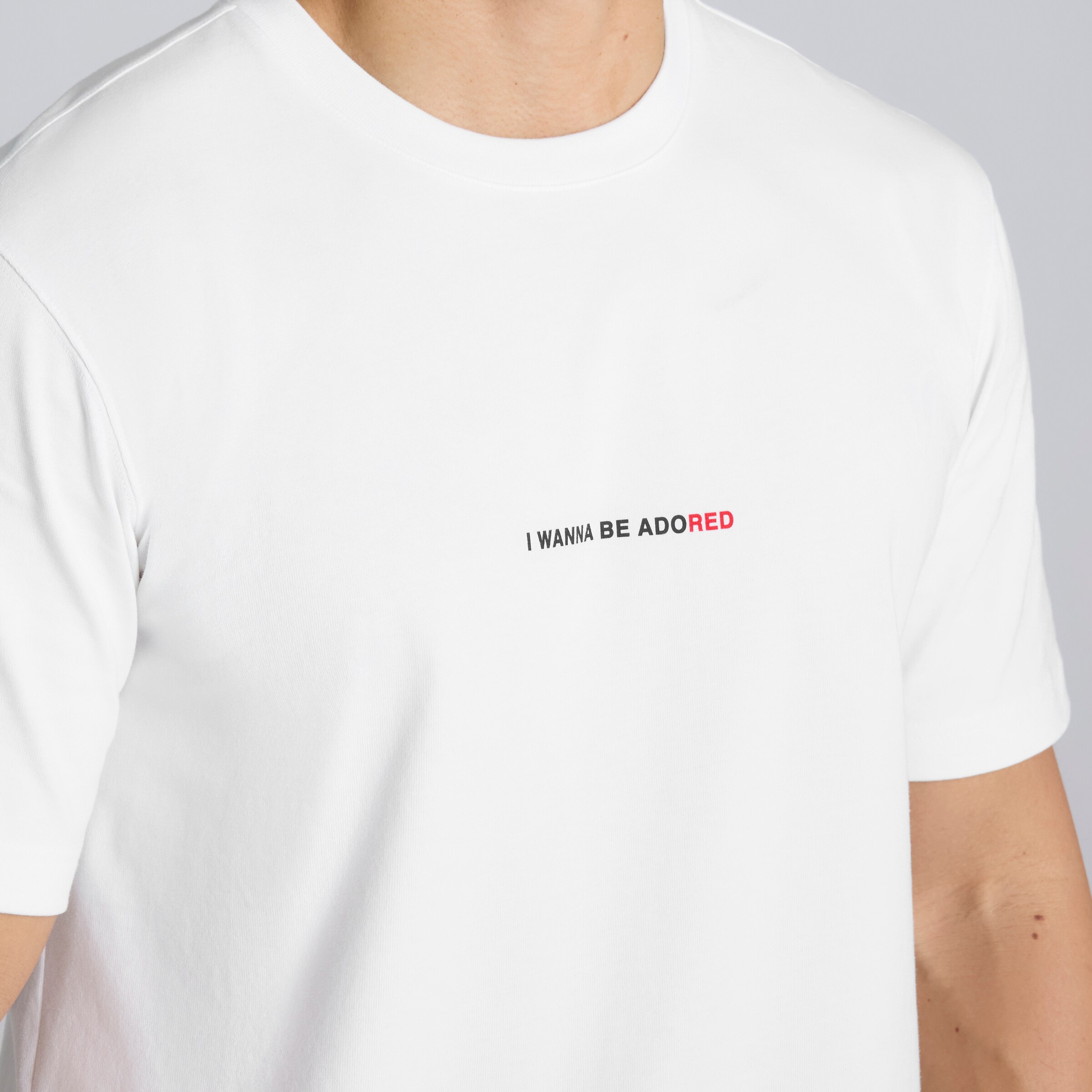 Manchester United x adidas Stone Roses T-Shirt White White Detail [4-7]