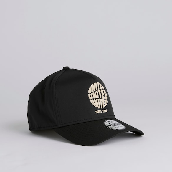 Manchester United x New Era Puff Print 39Thirty Cap Black Black
