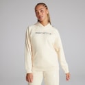 Manchester United x adidas Womens SZN Fleece Overhead Hoodie White