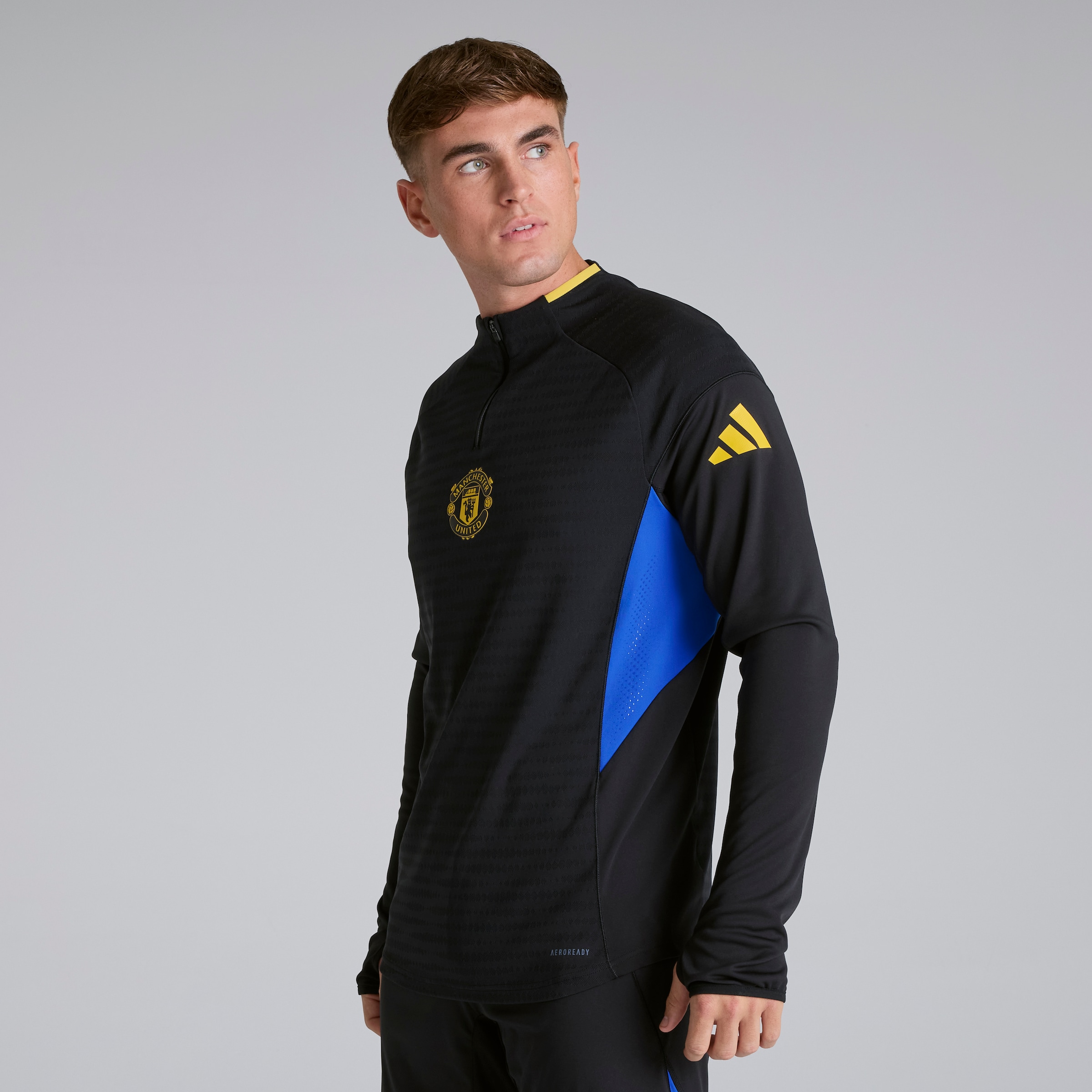 Manchester United Tiro 25 Pro Training Top Black