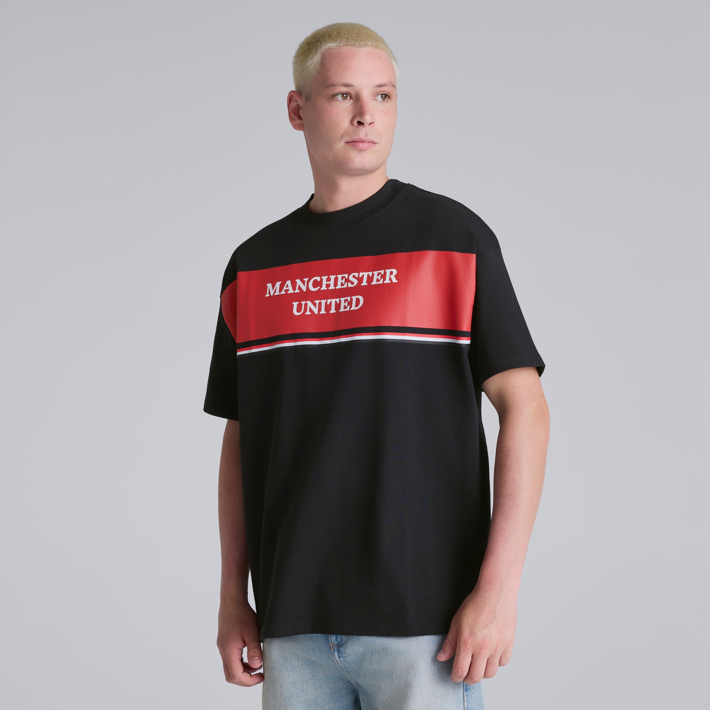 Manchester United Club Colours T-Shirt Black Noir