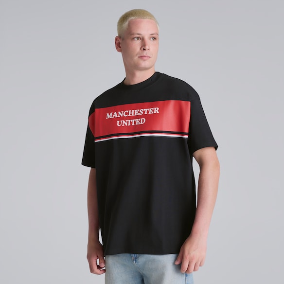 Manchester United Club Colours T-Shirt Black Noir